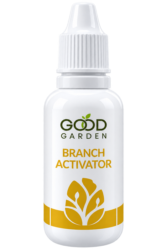 Branch Activator liquid fertilizer for bushier plant growth and thicker stems
