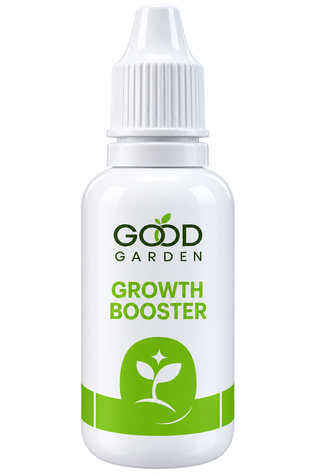 Growth Booster liquid fertilizer drops for leaf growth in houseplants